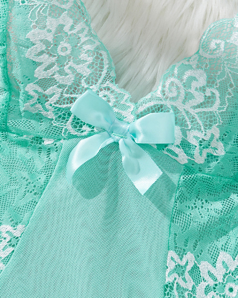 Asymmetrinsk Babydoll met KontrastKant