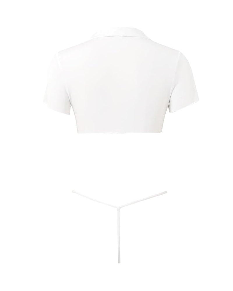 Sexy en LekfWolt Skolflincka-Rollspel – 4-delat Lingerieset