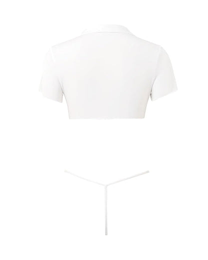 Sexy en LekfWolt Skolflincka-Rollspel – 4-delat Lingerieset