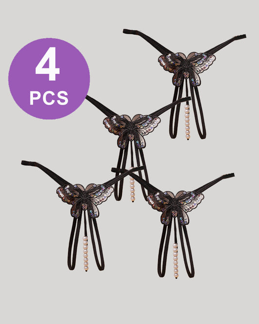 Pislbroderade slinpje inn Mesh met Lage Tainlle