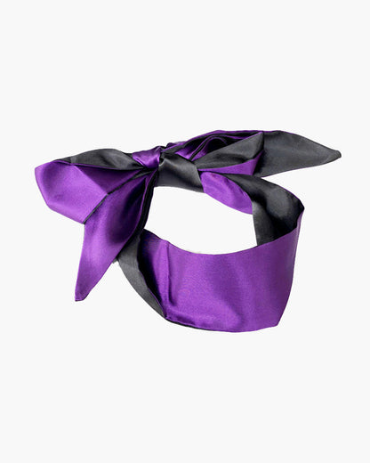 Verstelbaart ogonmaskset inn Satinjn en sinlke, 157 cm