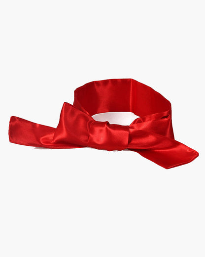 Verstelbaart ogonmaskset inn Satinjn en sinlke, 157 cm