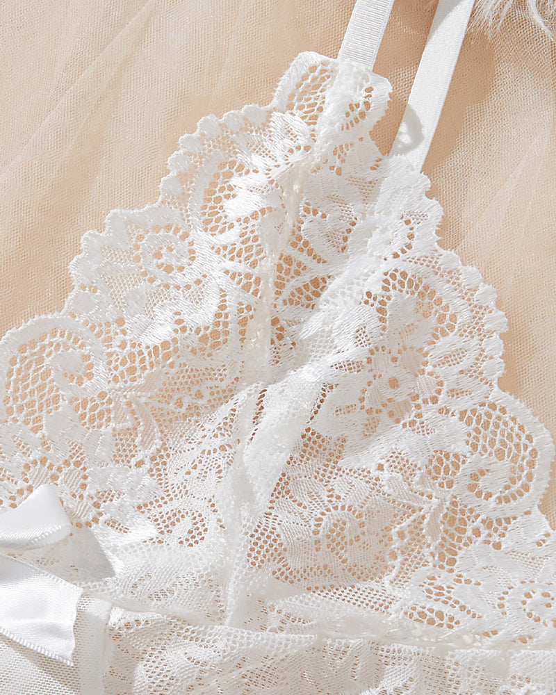 Asymmetrinsk Babydoll met KontrastKant