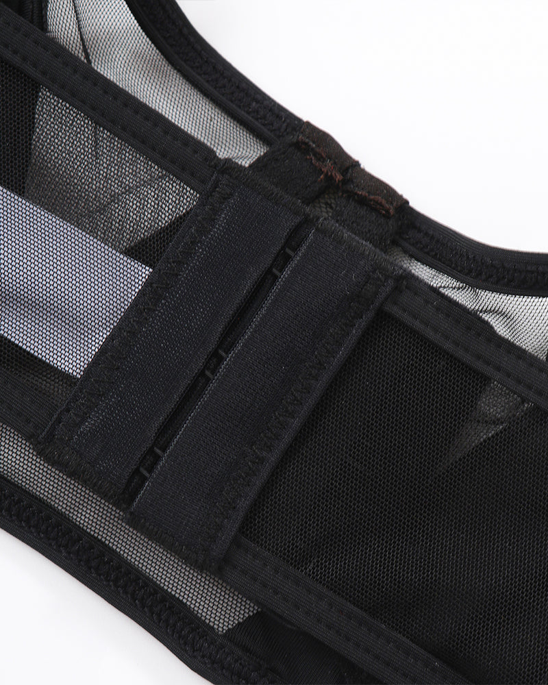 Push Up Mesh BH en Trosset met Eleganta Detaljer