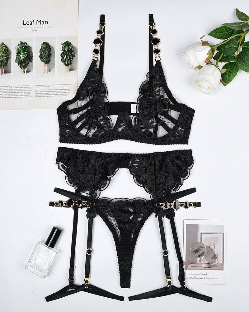 Vinntage KantunderkLeer met Adelstensdetaljer