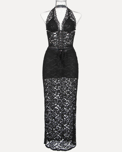 Dinepe V-rinngad Halternek Kanttvadelad Set