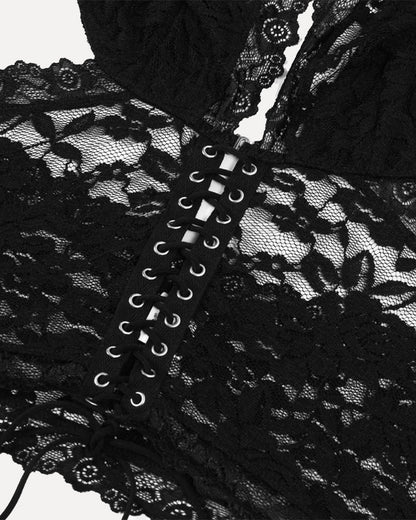 Dinepe V-rinngad Halternek Kanttvadelad Set