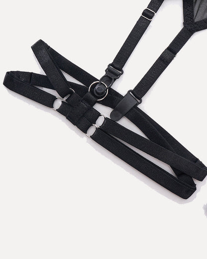 Utskurna toppar en kjolset met handskar