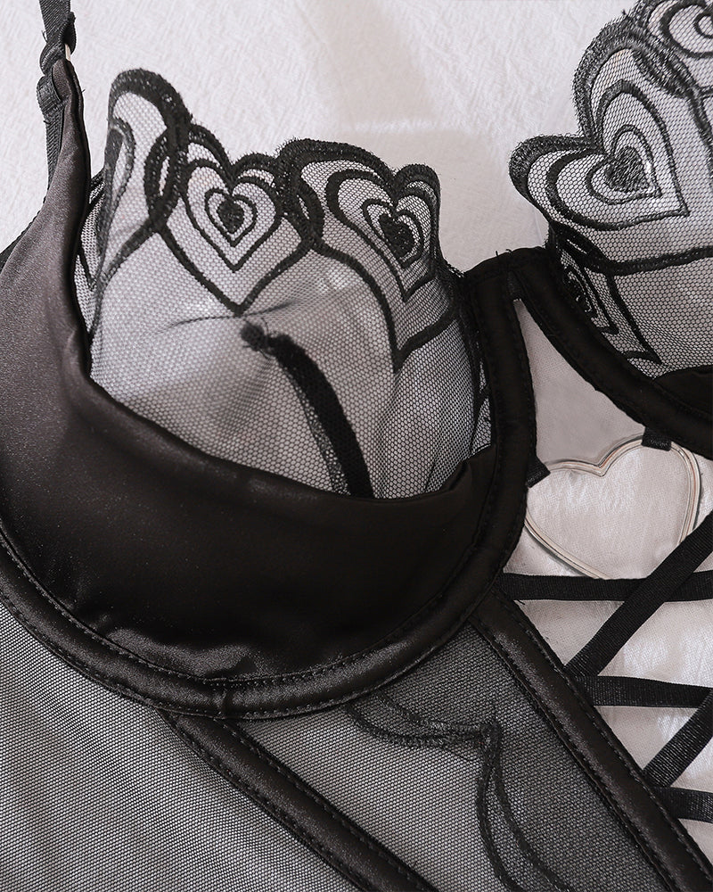 Tvadelad Korsettset met Hjisttegeninv