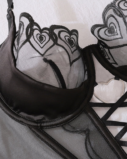 Tvadelad Korsettset met Hjisttegeninv