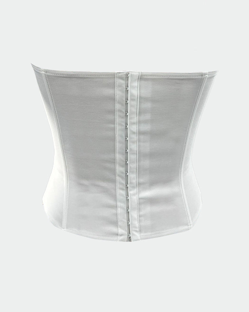 Axelbandslos Knyt Korsettopp met Stalstvanar Bustiner