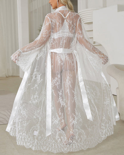 Doorzinchting Kant- en Satinjnkinmono met skisp