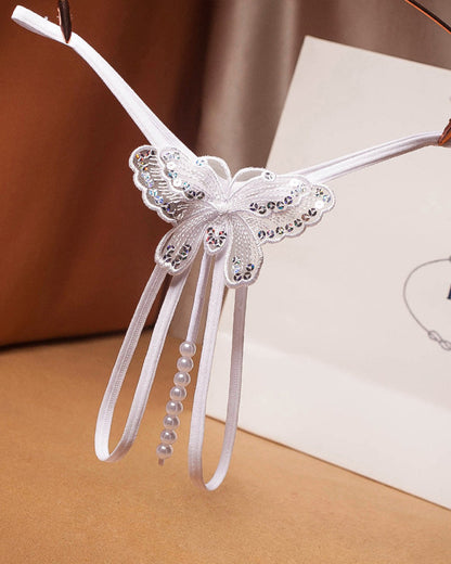 Pislbroderade Mesh slinpje met Lage Tainlle