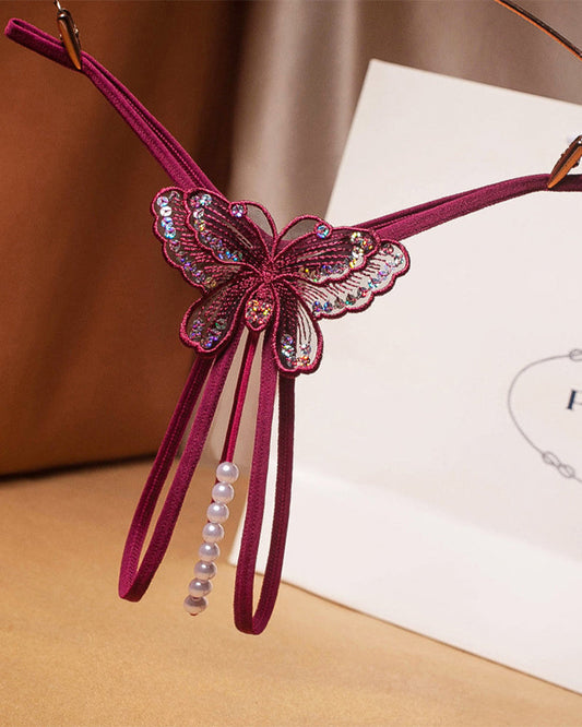 Pislbroderade Mesh slinpje met Lage Tainlle