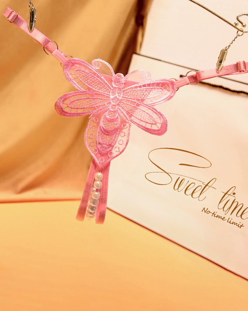 Perspektinv Pearl StrinngtRoze zonder Gren