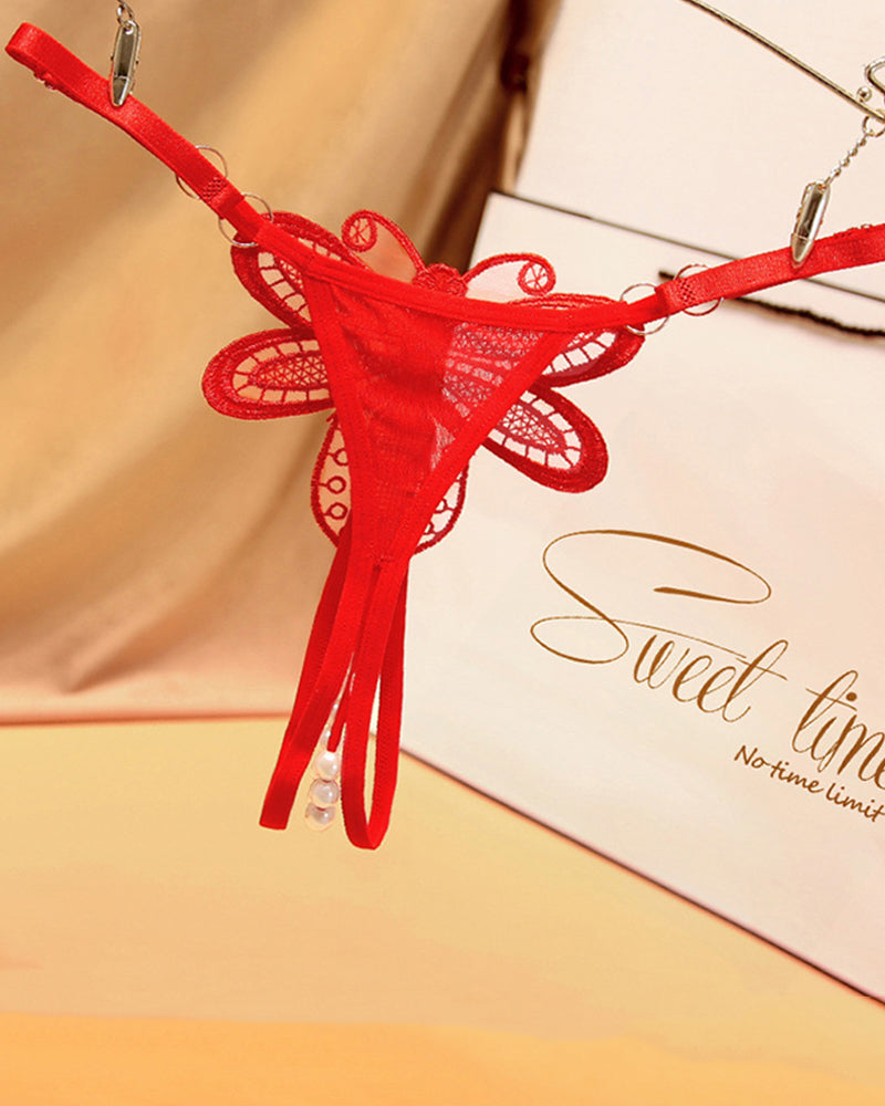 Perspektinv Pearl StrinngtRoze zonder Gren