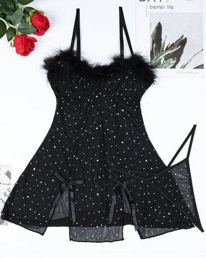 Dinamant Doorzinchting Elastinsch Klanninng met Slints Set