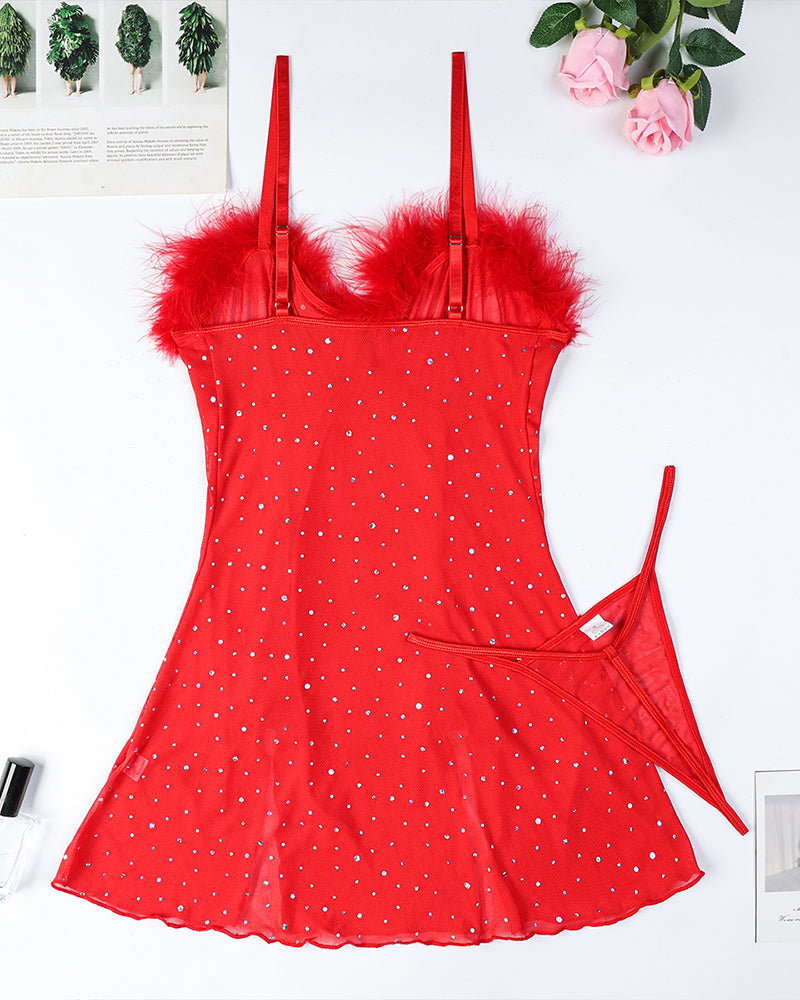 Dinamant Doorzinchting Elastinsch Klanninng met Slints Set