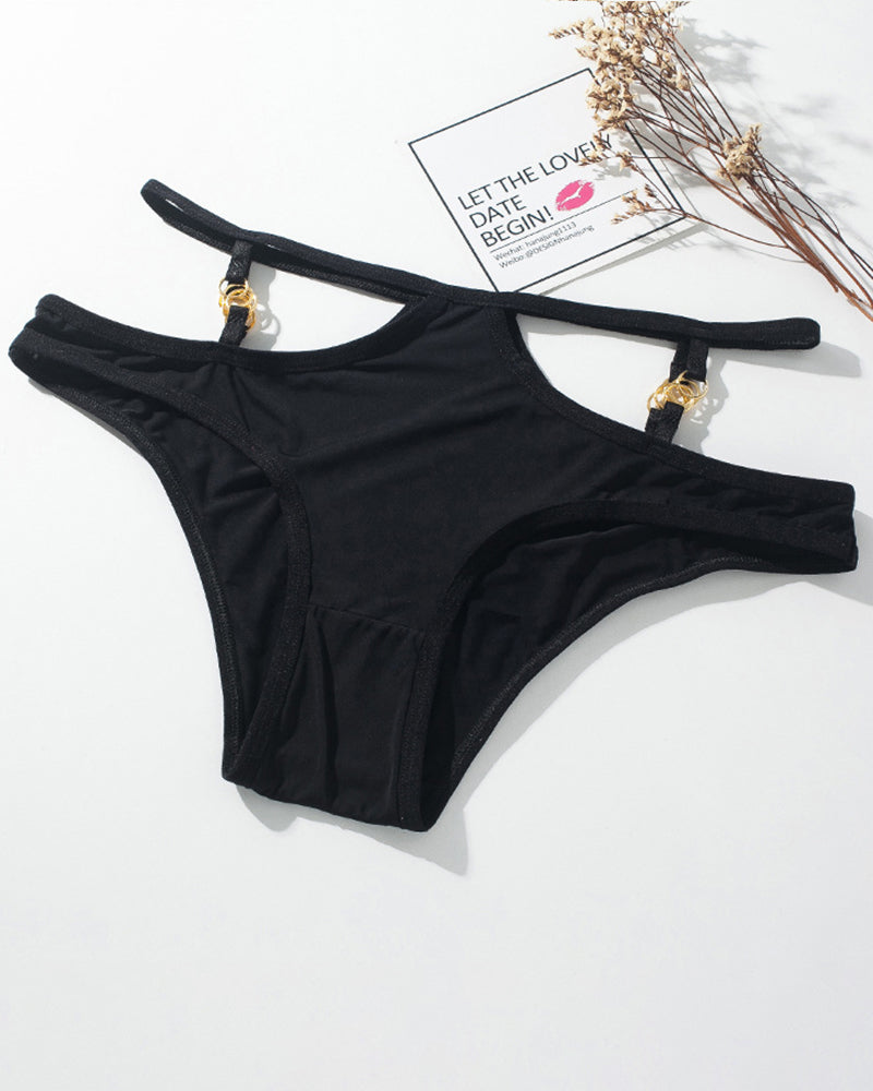 Djurmonstrade Slinp met metalldetaljer