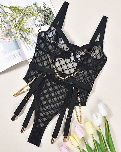 Natkroppsdrakt met Hangslekedja