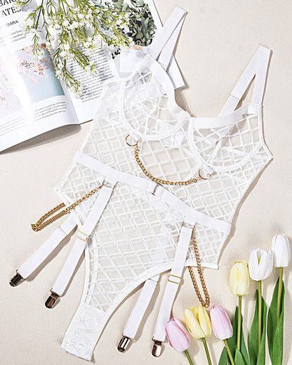 Natkroppsdrakt met Hangslekedja