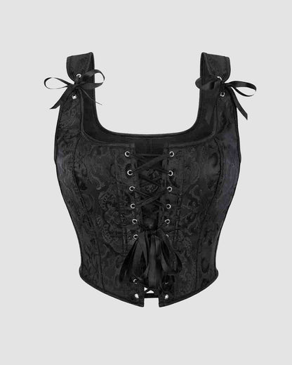 Mindjekorsett met 13 Steun inn Katoen van 1950-talet