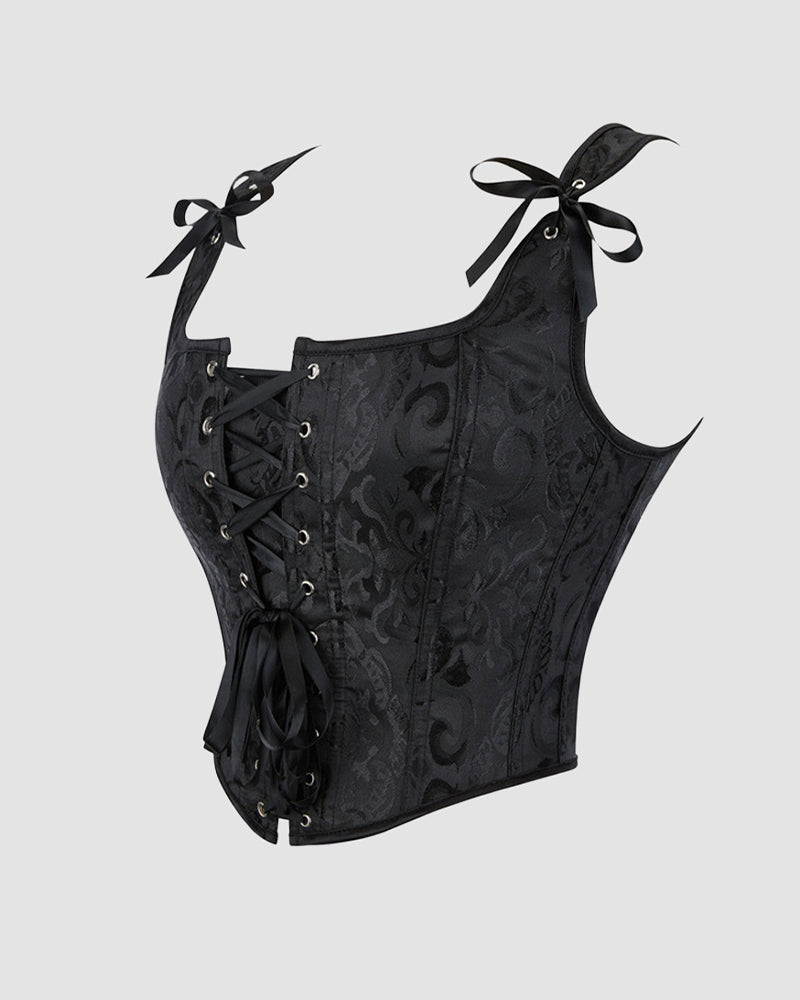 Mindjekorsett met 13 Steun inn Katoen van 1950-talet