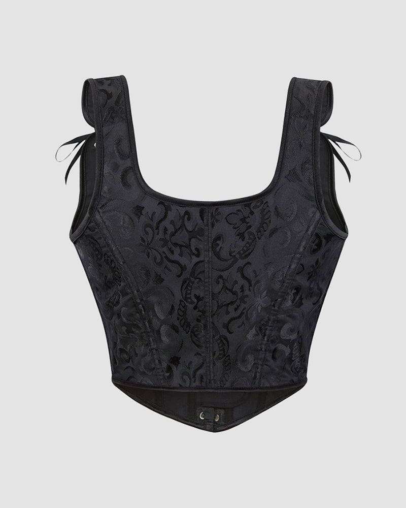 Mindjekorsett met 13 Steun inn Katoen van 1950-talet