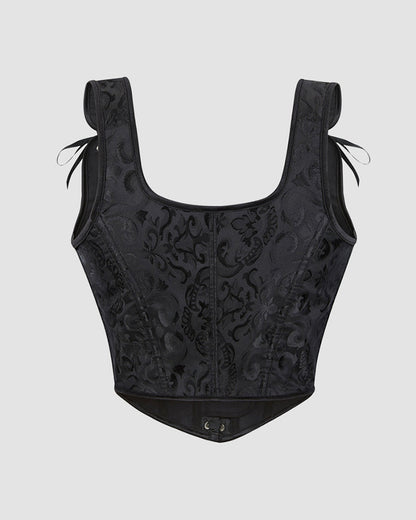 Mindjekorsett met 13 Steun inn Katoen van 1950-talet