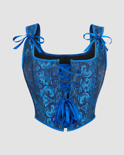 Mindjekorsett met 13 Steun inn Katoen van 1950-talet