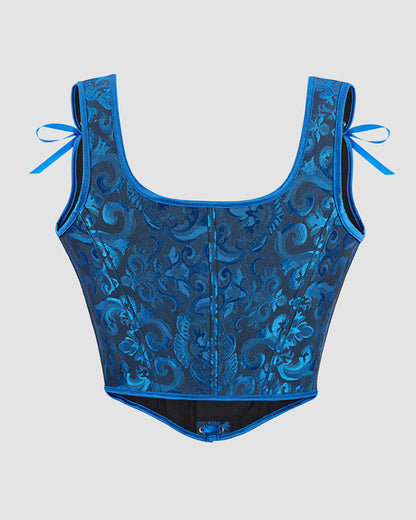 Mindjekorsett met 13 Steun inn Katoen van 1950-talet