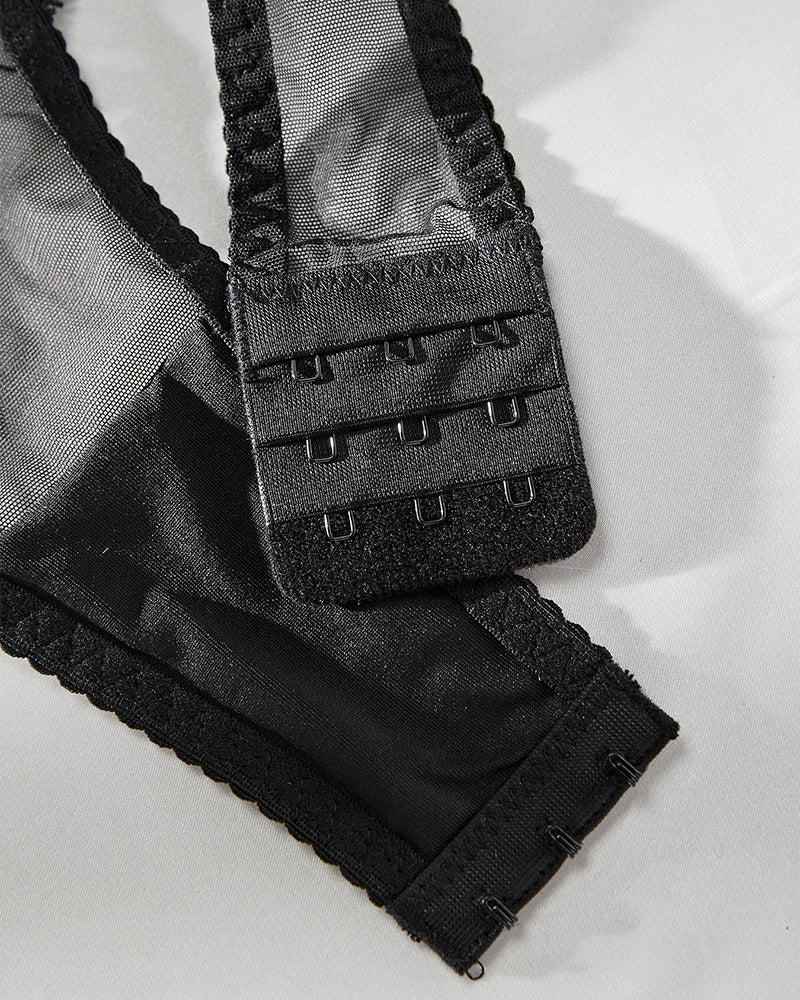 Rynkad Mesh-Body zonder Rug